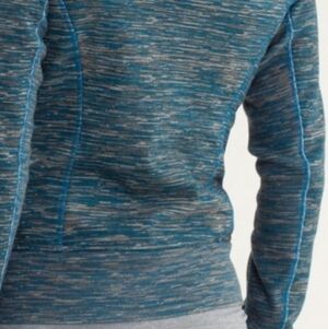 Lululemon Scuba Jacket Size 2 Wee Are From Space Printed Polar Cream Beaming Blu